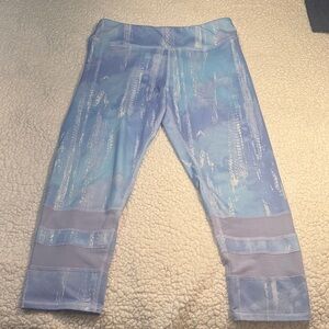 SO Kids Light Blue and White Patterned Leggings